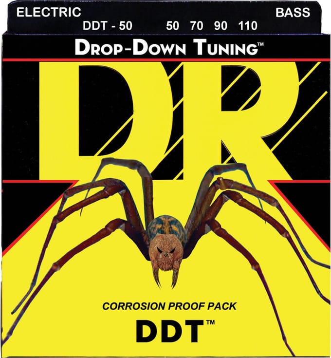 DR 4er bas 50-110 Drop-Down Tuning DDT-50 - Snarenset voor 4-string basgitaar