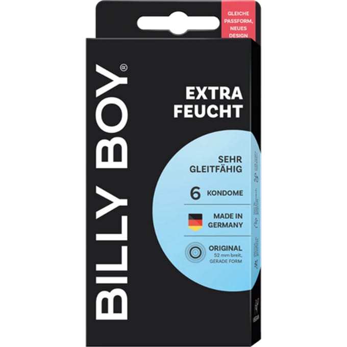 Billi Boy Extra Feucht Gecombineerde Gehydrateerde Condooms – 6 st