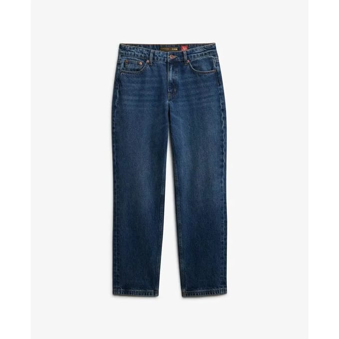 Superdry - Rechte jeans met middelhoge taille - Dames - Jeans