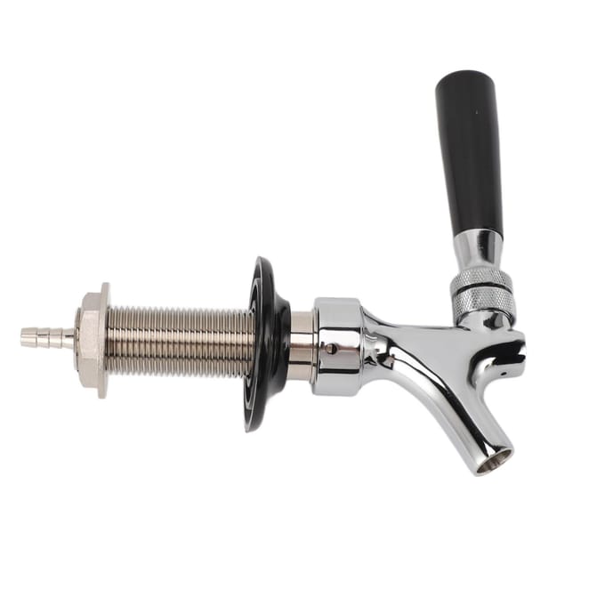 Robinet de bière pression réglable G5/8, régulateur de débit en laiton, facile à installer, robinet de bière réglable 2in gray