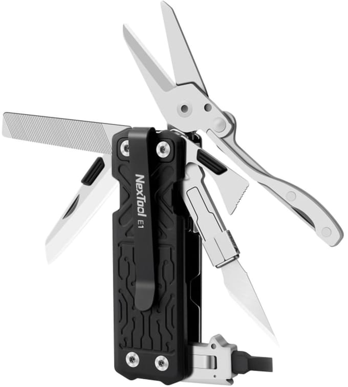 NexTool Pocket Tool E1 – Multitool 10-in-1 – Compact & Robuust – RVS Constructie – Voor Everyday Carry