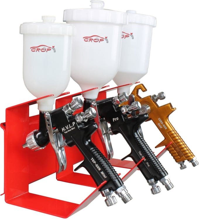 CROP Magnetische Spuitpistoolhouder voor 3 verfspuiten