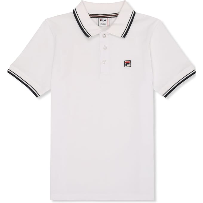 FILA Biella Regular Polo Shirt Bright White Maat: 146/152 | Overhemden Outlet | kids | Wit