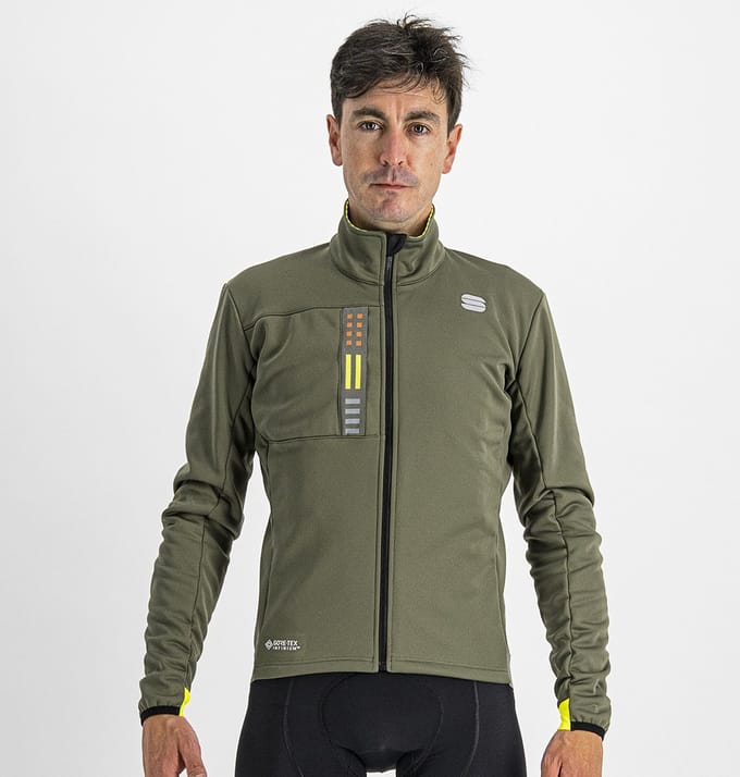 Sportful Fietsjack winter heren Groen - SUPER JACKET BEETLE - L