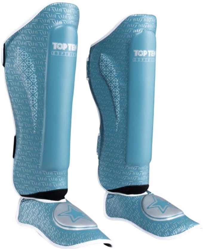 Top ten scheenbeschermers kickboksen blauw M