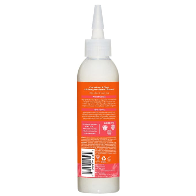 Cantu, goyave et gingembre, soin exfoliant pré-shampoing pour le cuir chevelu, 170 ml (180ml) yellow