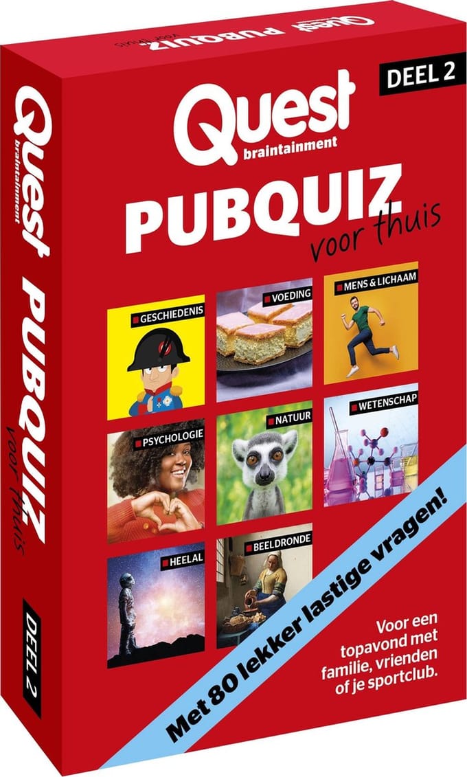 Quest Pubquiz voor Thuis - deel 2