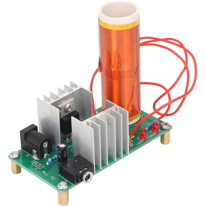 Experiment Elektronische DIY Spoel Wetenschappelijke Kit Ionenkrans Muziekweergave Plasma Draadloos red