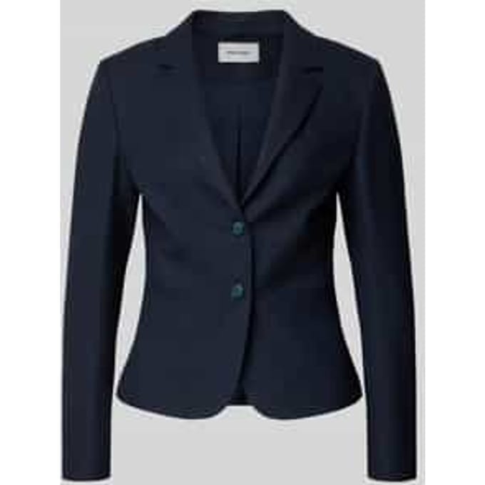 Slim fit blazer met reverskraag