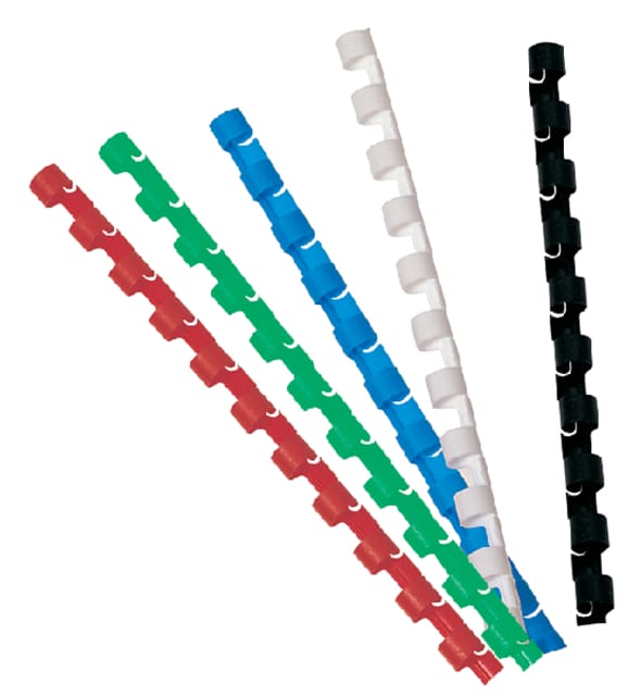 GBC Combbind Bindruggen blauw - a4 - 6 mm - 100 stuks