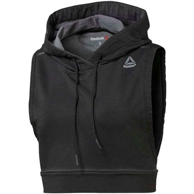 Reebok Dames Combat Glory Hoodie Trainingsvest Zwart BR0325