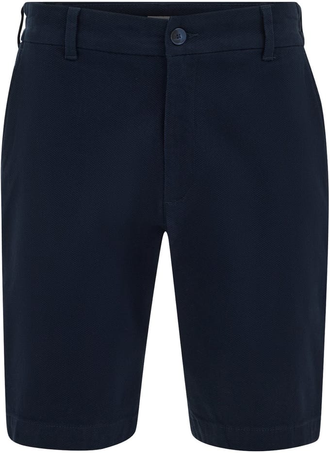 WE Fashion Heren regular fit comfort chinoshort met structuur
