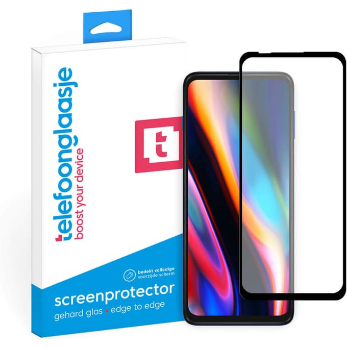 Motorola Moto G 5G Plus screenprotector gehard glas Edge to Edge