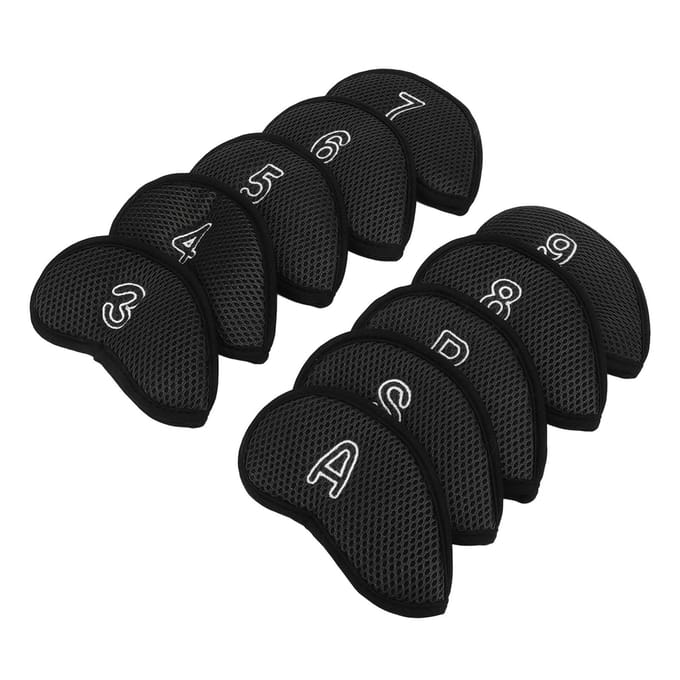 10 STUKS Golfclub Hoofdbeschermers Golf IJzeren Stok Net Hoofdbeschermers met Nummers