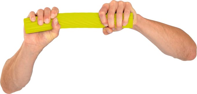 Fitness bar Licht - Geel | MoVeS | Hand- en arm trainer