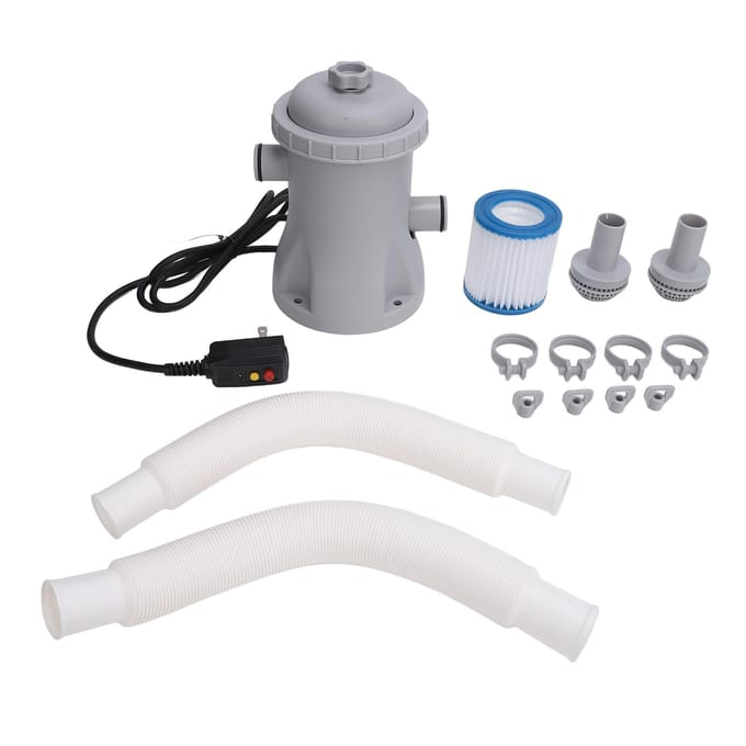 Elektrische Zwembadfilterpomp voor Bovengrondse Zwembaden 330 Gallon Cartridge Zwembadfilters Pomp