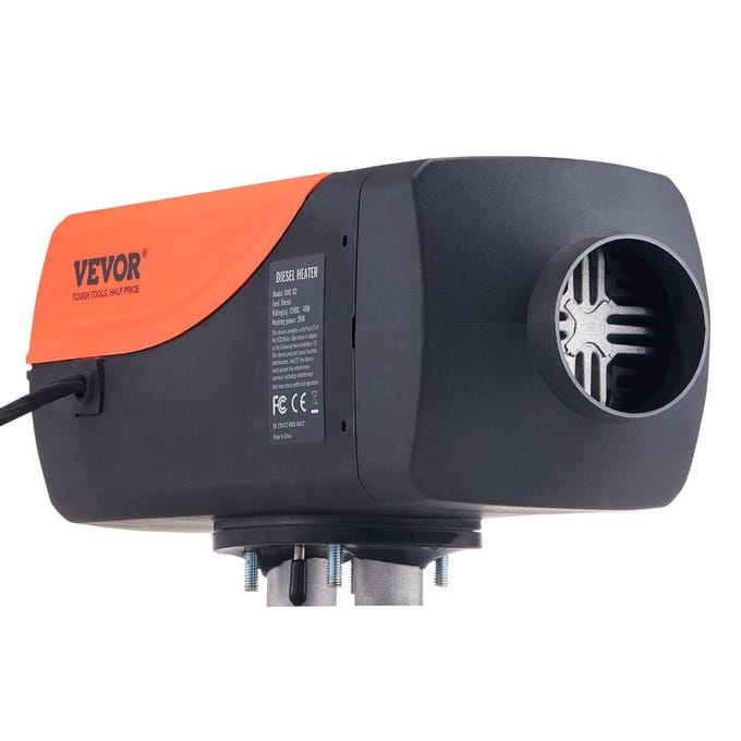 Diesel luchtverwarmer 12V 2KW met Bluetooth-app en LCD-display voor auto, bus, camper en binnengebruik