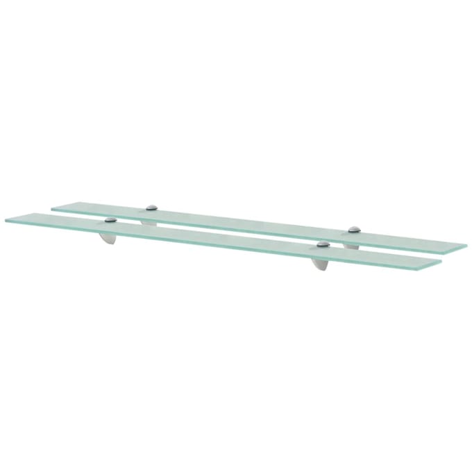 vidaXL - Schappen - zwevend - 2 - st - 100x10 - cm - 8 - mm - glas