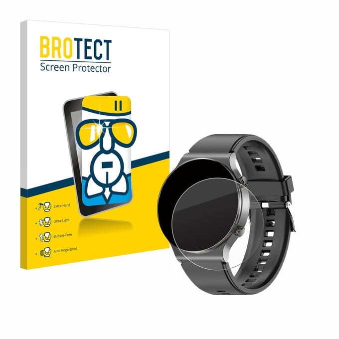 Screenprotector voor Kardena Care Pro 2 (rond) Beschermglas transparant