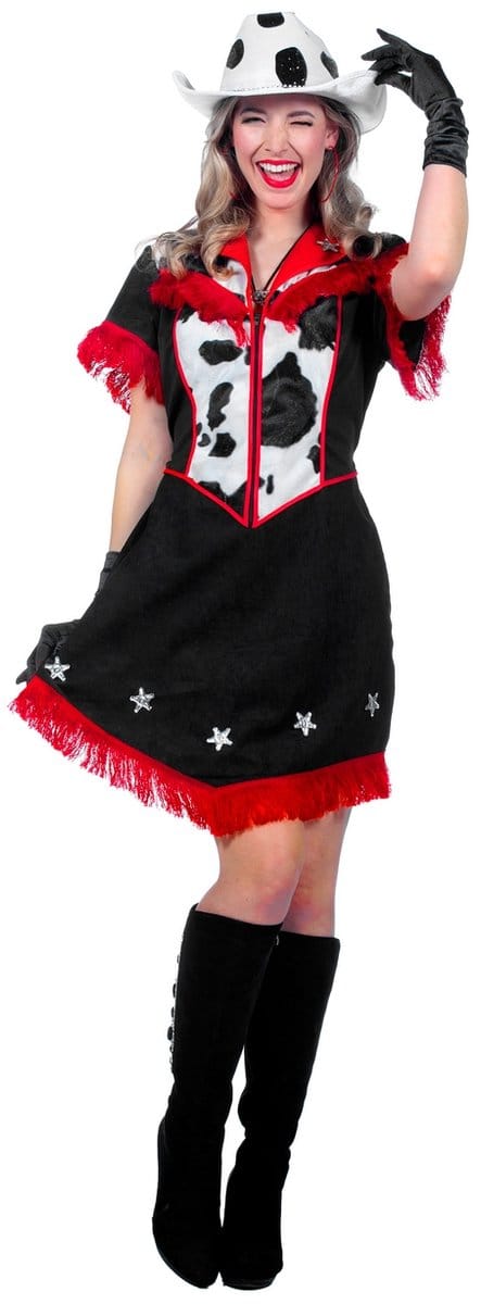 Western Jurk Cowgirl Dames Premium - Maat 44