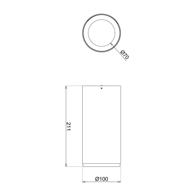Deko-Light LED-downlight Lucea 30 W zwart