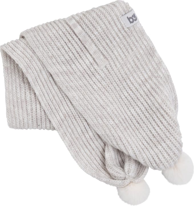 Baby's Only Overslagsjaaltje met pompon Cool - Ecru - 3-36 mnd - 100% acryl - GOTS