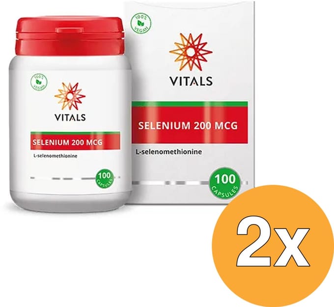 2x Vitals Selenium 200 mcg (100 capsules)