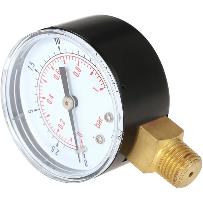 0~60psi zwembadfilter waterdrukmeter 1/4  BSPT-draadmanometer 1