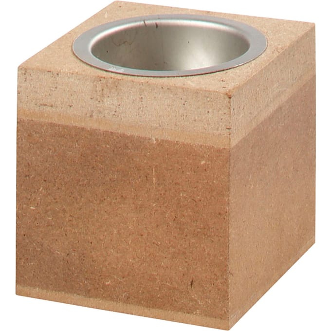 Waxinelichthouder Creativ Company 6x6x6cm MDF