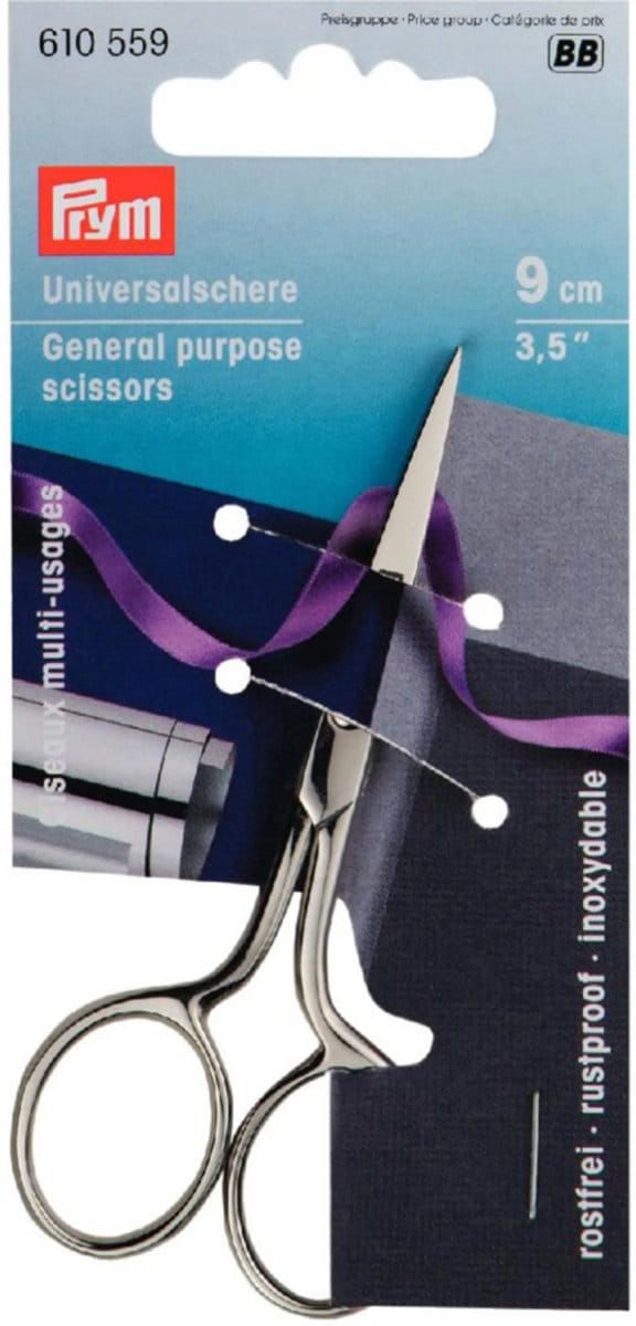 PRYM Universele schaar volstaal 3 1/2'' 9 cm 610559 - Universele scharen - Prym
