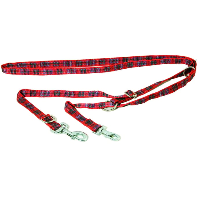 Hondenriem 3 punten Arka Haok Plaid