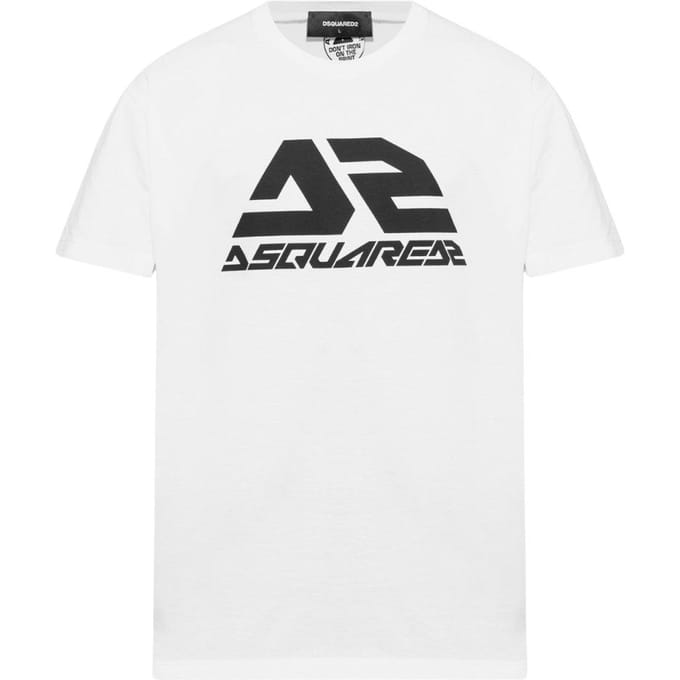 DSquared2 Heren Vet Logo Cool Fit T-shirt (Wit)