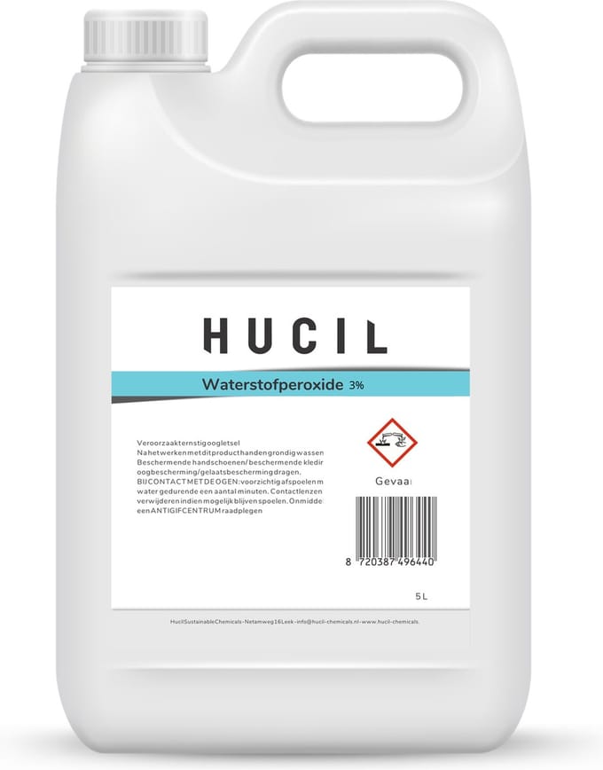 Waterstofperoxide 3% procent - zuurstofwater 3 % - 5 liter