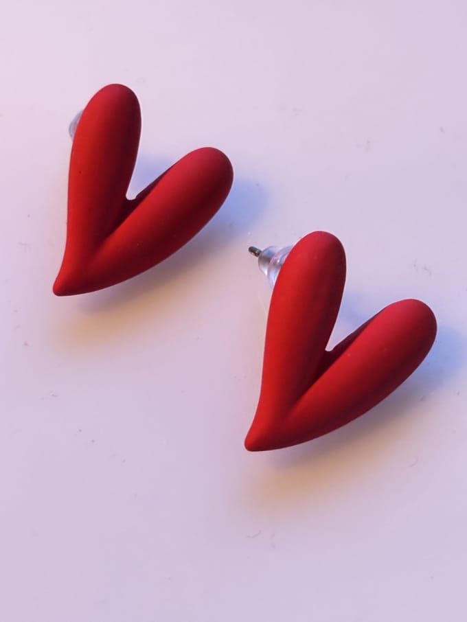 Vibe - valentijn - rood - hart - oorbel - feestdag - geschenk - juweel -