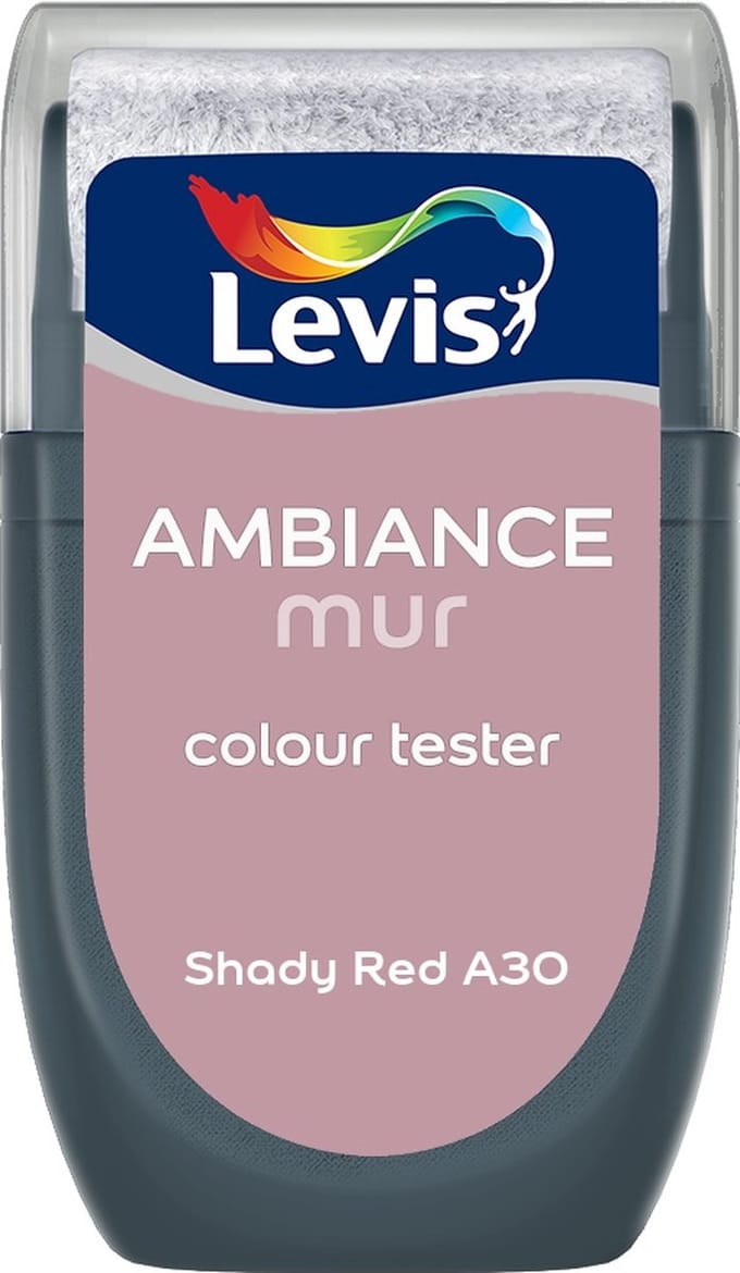 Levis - Muurverf Kleurtester Mat Mix - Shady Red A30 - Mengverf - 30 Ml