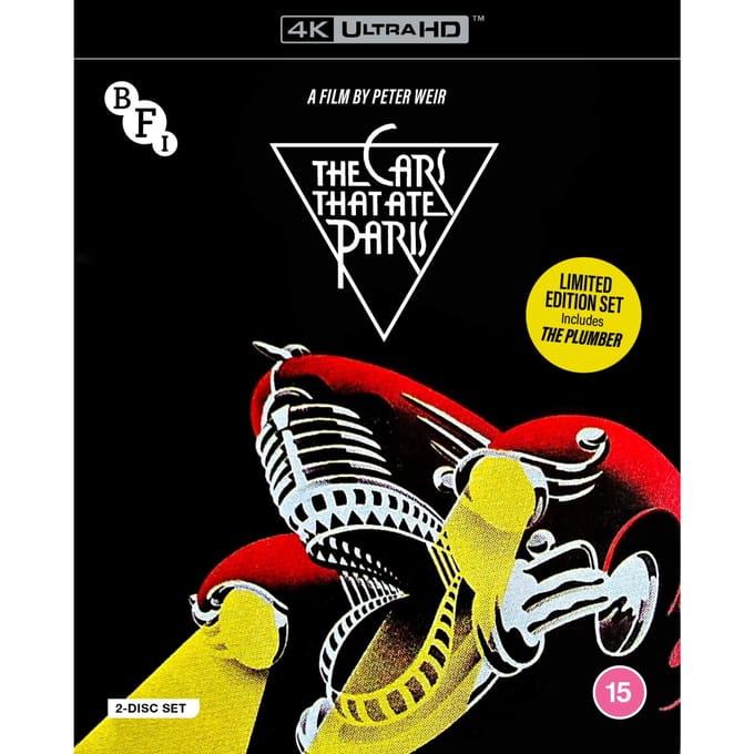The Cars That Ate Paris & The Plumber - 4K UHD + blu-ray - Limited Edition - Import