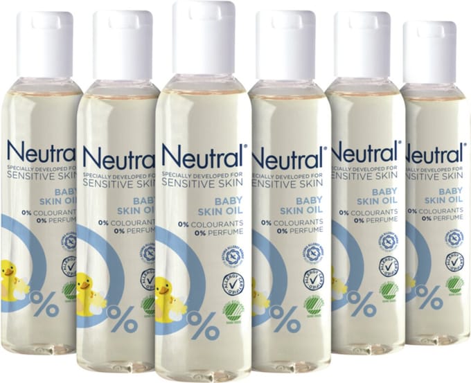 6x Neutral Baby Huidolie 150 ml
