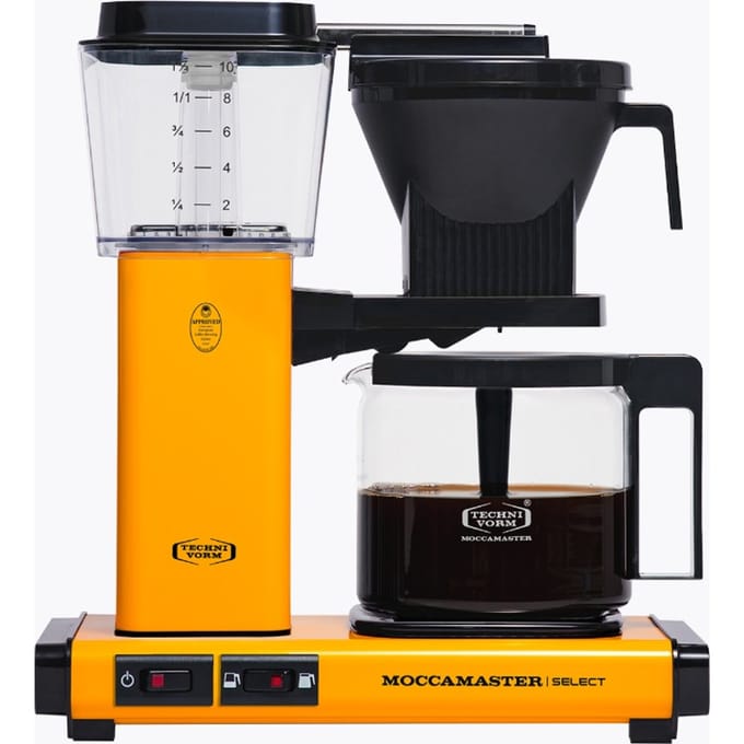 Moccamaster KBG Select - Filterkoffiezetapparaat - Yellow Pepper - 5 jaar garantie