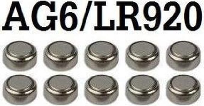 SR920SW Horloge Batterijen - AG6 - Alkaline - 10 Stuks