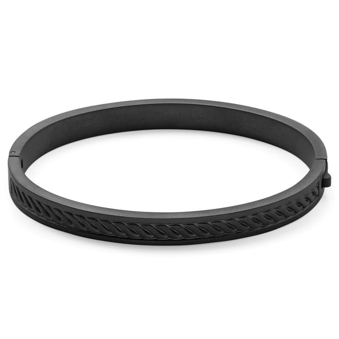 Arie Zwarte Bangle-armband met Touwmotief