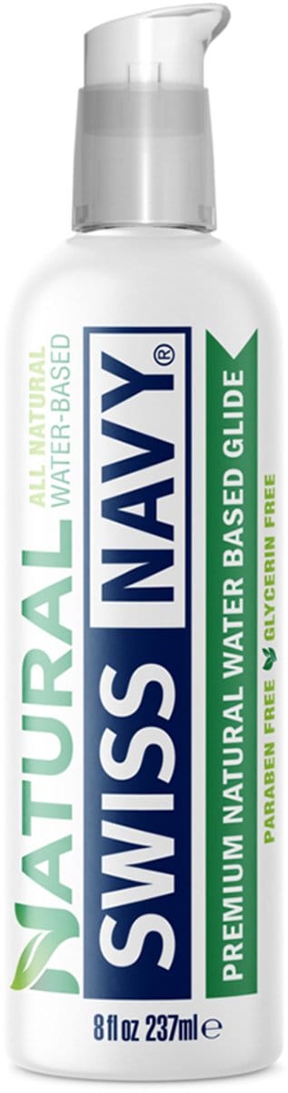 Swiss Navy Natural - Glijmiddel op Waterbasis - Alleen Natuurlijke Ingrediënten 237 ml
