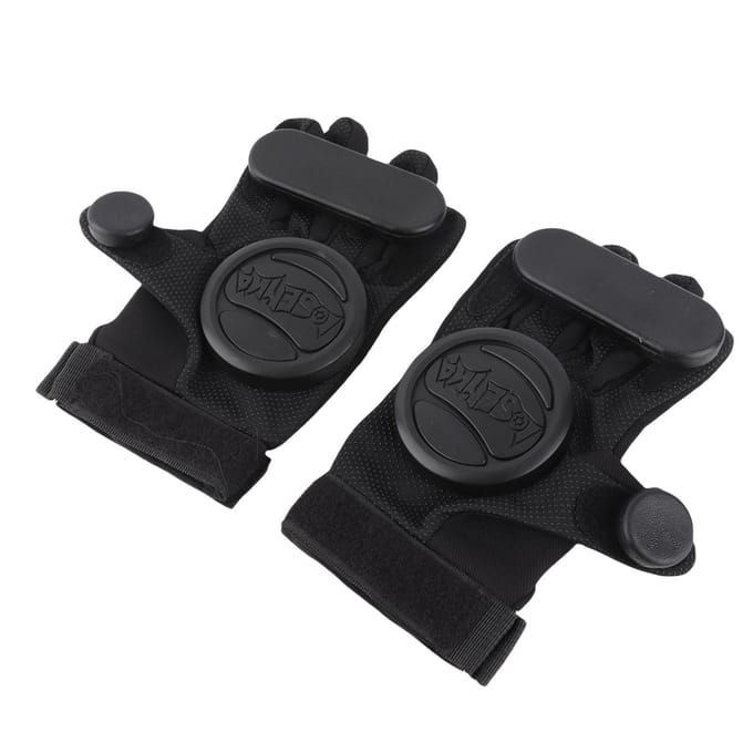1 Paar Land Skateboard Slider Slide Handschoenen Longboard Skateboard Sliding Handschoenen zwart
