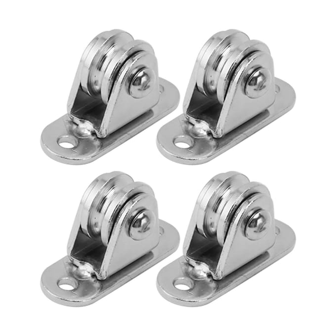 Klein Katrolblok RVS Stille Katrolwiel Wandmontage Vaste Katrol voor DIY Apparatuur