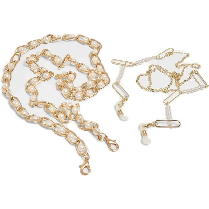 Sieraden met parels Urban Classics Multifunctional (x2)