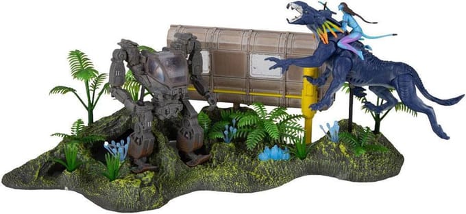 Avatar: The Way of Water Action Figures Shack Site Battle