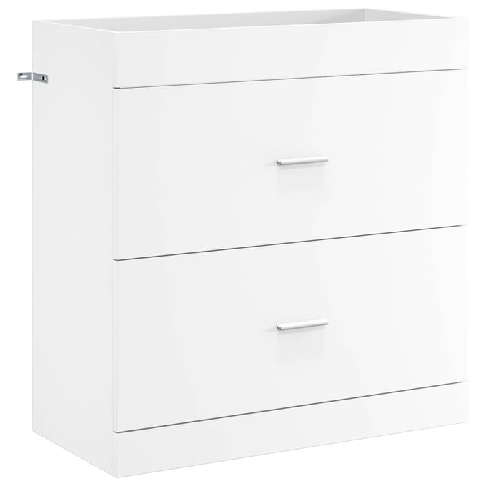vidaXL - Badkamer - Onder - Het - Wastafel - Kast - Wit - 78,5 - x - 37,5 - x - 81 - cm