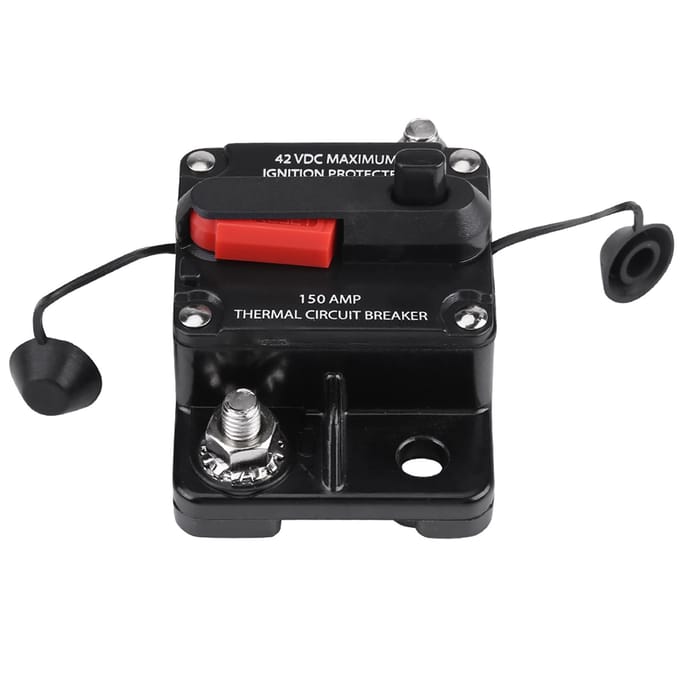 DC12V42V Auto Stereo Audio In-line Stroomonderbreker Handmatige Reset(250A)