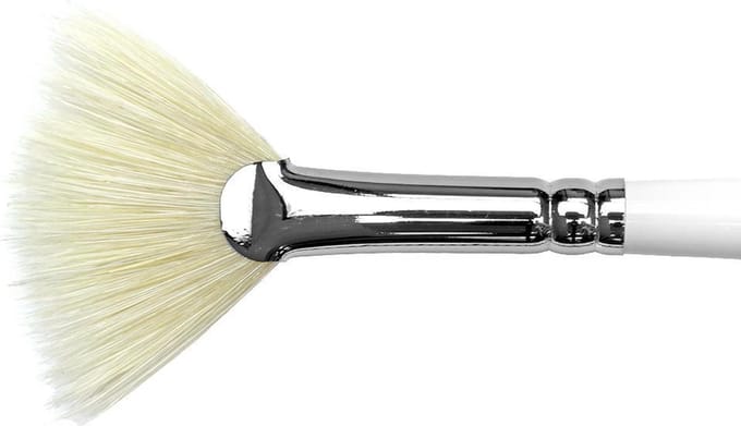 Bob Ross fan blender brush 6
