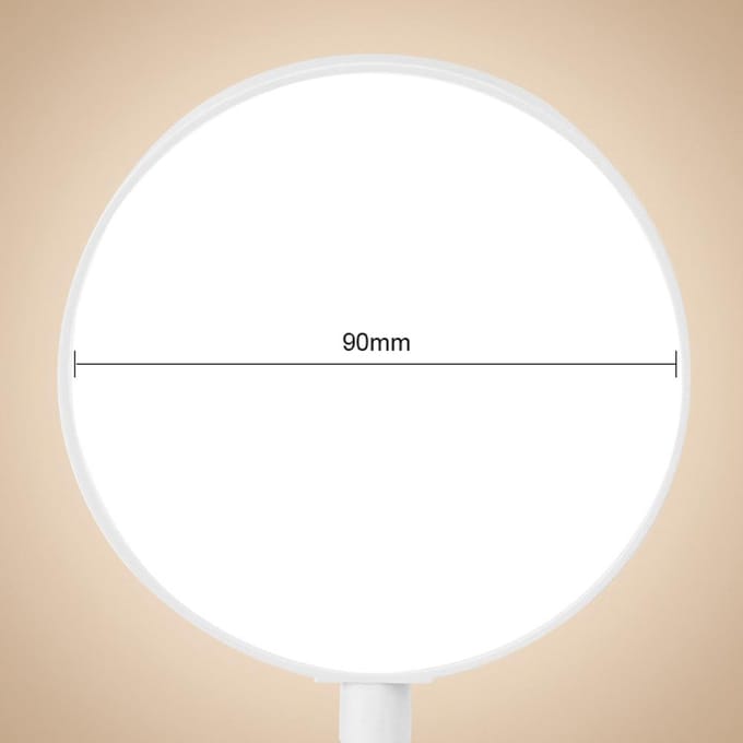 USB-aangedreven LED-nachtlampje voor bed Clip-on leeslamp met 3 helderheidsniveaus, flexibele slang wit