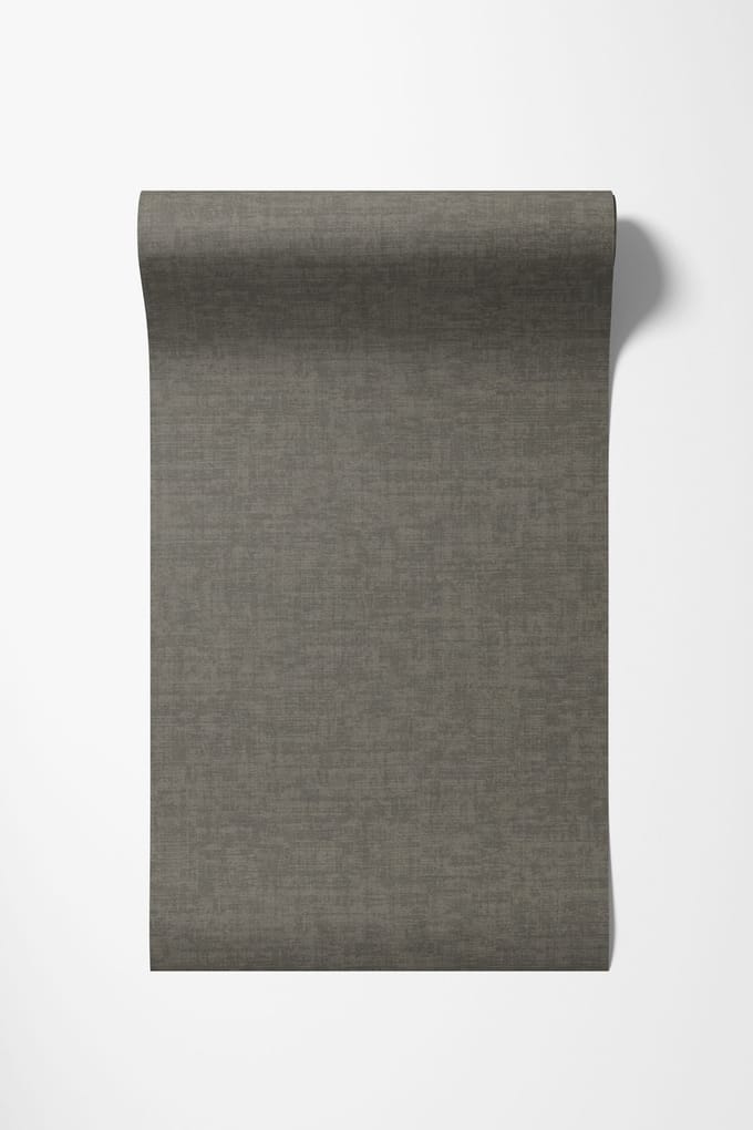 Dutch Wallcoverings - Vliesbehang - Linen & Textures - uni grijs - VT10029